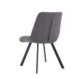 Stoel 'Lizzy' Stof Ote Share 456 Donkergrijs