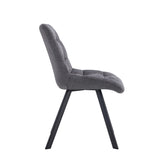 Stoel 'Lizzy' Stof Ote Share 456 Donkergrijs