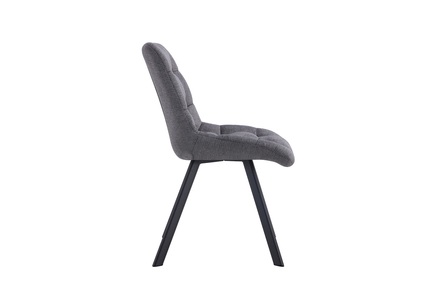 Stoel 'Lizzy' Stof Ote Share 456 Donkergrijs