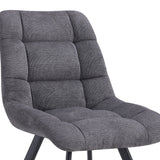 Stoel 'Lizzy' Stof Ote Share 456 Donkergrijs