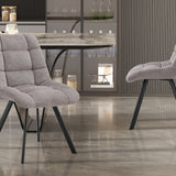 Stoel 'Lizzy' Stof Ote Share160 Lichtgrijs