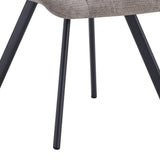 Stoel 'Lizzy' Stof Ote Share160 Lichtgrijs