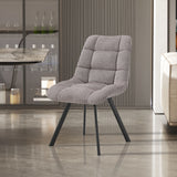 Stoel 'Lizzy' Stof Ote Share160 Lichtgrijs