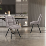 Stoel 'Lizzy' Stof Ote Share160 Lichtgrijs