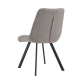 Stoel 'Lizzy' Stof Ote Share160 Lichtgrijs