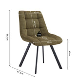 Stoel 'Lizzy' Stof Ote Share 353 Groen