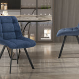 Stoel 'Lizzy' Stof Ote Share 315 Blauw