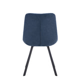 Stoel 'Lizzy' Stof Ote Share 315 Blauw