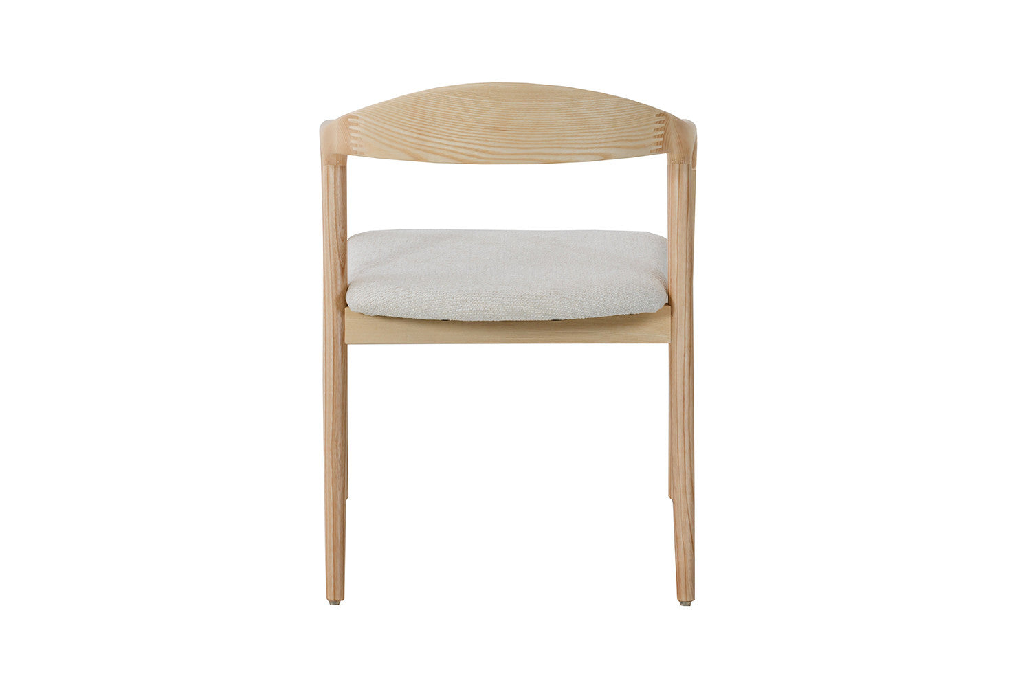 Stoel 'Claire' Essenhout Stof Ote Milan 103 Beige