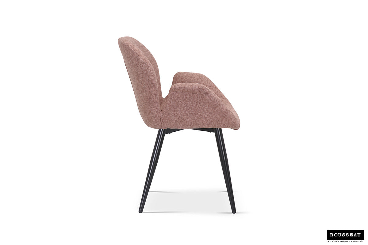 SALE - Stoel 'Maxim' Stof Roze
