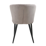 Stoel 'Tornado' Corduroy Fabb Hyper 38 Zand