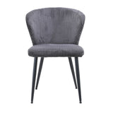 Stoel 'Tornado' Corduroy Fabb Hyper 16 Grijs