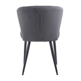 Stoel 'Tornado' Corduroy Fabb Hyper 16 Grijs