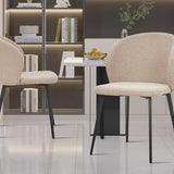 Stoel 'Toledo' Bouclé Zand