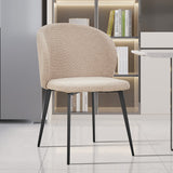 Stoel 'Toledo' Bouclé Zand