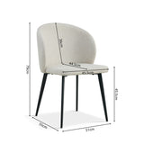 Stoel 'Toledo' Stof Beige