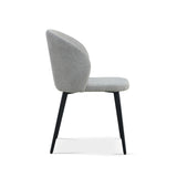 Stoel 'Toledo' Stof Lichtgrijs