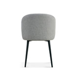 Stoel 'Toledo' Stof Lichtgrijs
