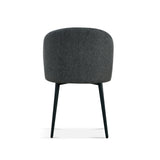 Stoel 'Toledo' Stof Donkergrijs