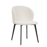 Stoel 'Toledo' Bouclé Wit