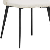 Stoel 'Toledo' Bouclé Wit