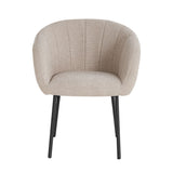 Stoel 'Sevilla' Bouclé Zand