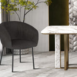 Stoel 'Sevilla' Corduroy Fabb Hyper 16 Grijs