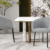 Stoel 'Sevilla' Stof Lichtgrijs