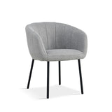 Stoel 'Sevilla' Stof Lichtgrijs