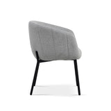 Stoel 'Sevilla' Stof Lichtgrijs