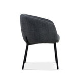 Stoel 'Sevilla' Stof Donkergrijs