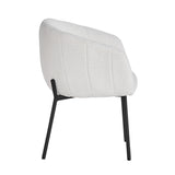 Stoel 'Sevilla' Bouclé Wit