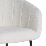 Stoel 'Sevilla' Bouclé Wit