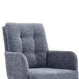 Stoel 'Granada' Draaibaar tot 0 Stof Davis Bliss 75-73 Donkergrijs