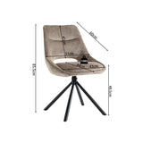 Stoel 'Dante' Stof Taupe