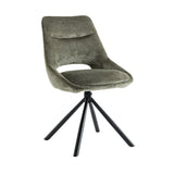 Stoel 'Dante' Stof Groen