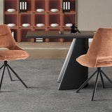 Stoel 'Dante' Stof Roest