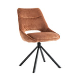 Stoel 'Dante' Stof Roest