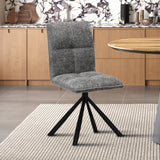 Stoel 'Jack' Draaibaar tot 0 Stof Grijs