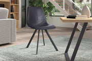Stoel 'Emma' PU Zwart