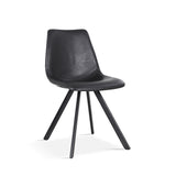 Stoel 'Emma' PU Zwart