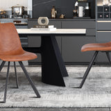 Stoel 'Emma' PU Cognac