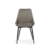 Stoel 'Mirano' Micro fiber PU Grijs