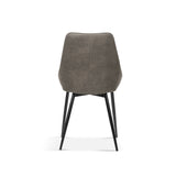 Stoel 'Mirano' Micro fiber PU Grijs