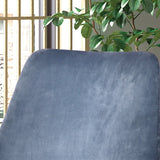 Stoel 'Mirano' Fluweel Blauw