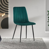 Stoel 'Willis' Fluweel Groen