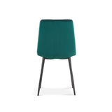 Stoel 'Willis' Fluweel Groen