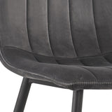 Stoel 'Willis' Fluweel Grijs