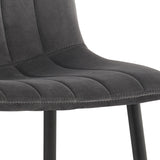 Stoel 'Willis' Fluweel Grijs
