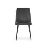 Stoel 'Willis' Fluweel Grijs